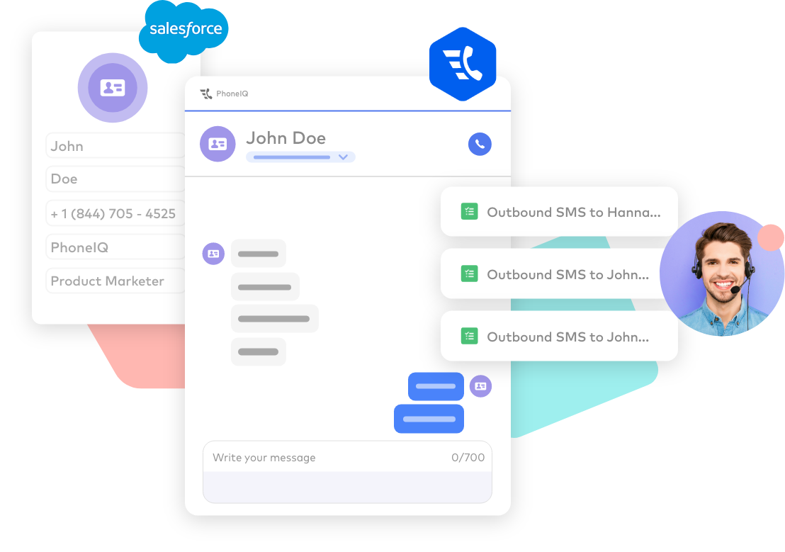 Sending SMS text messages from your CRM.