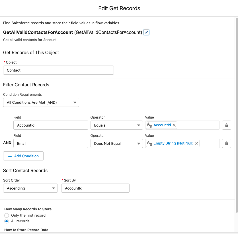 Edit Get Records
